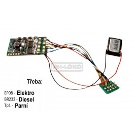 RB2302 DCC/WIFI SOUND Dekodér 8pin